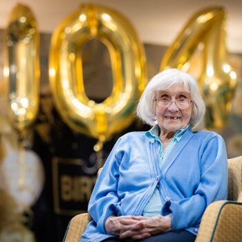 Wilmslow centenarian resident shares surprising secret to longevity  
