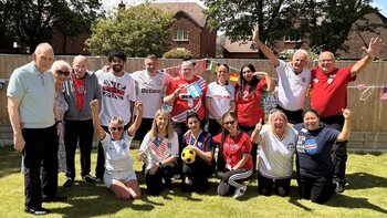 Solihull care home residents welcome community for matchday magic