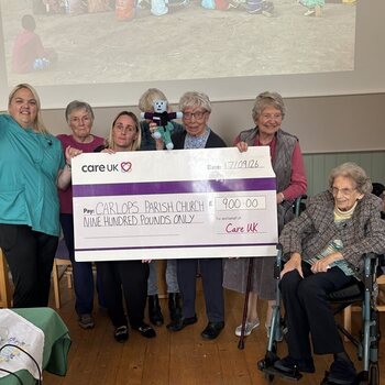 Edinburgh care home donates £900 to church