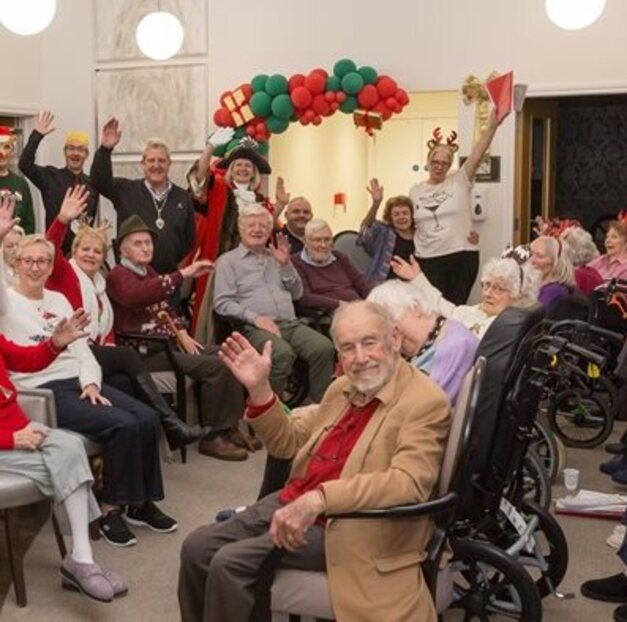 Local community joins Woking care home for a journey into Christmas past