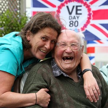 VE Day 80 celebrated in style at Fareham care home