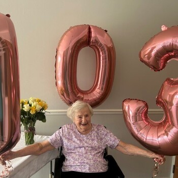 Chelmsford care home resident celebrates milestone birthday