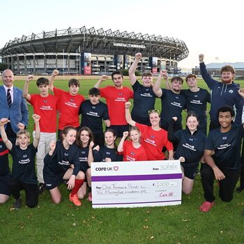 Edinburgh care home donates £1000 to sports club