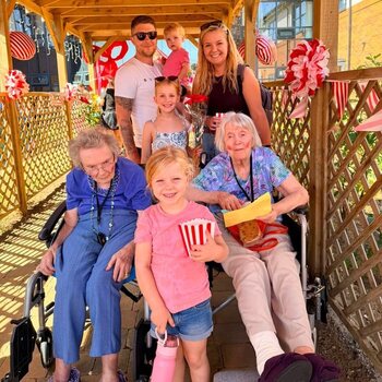 Holt community joins care home residents for ultimate circus experience